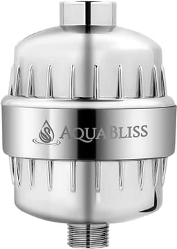 AquaBliss High Output Revitalizing Shower Filter - Reduces Dry Itchy Skin, Dandruff, Eczema, and Dramatically Improves The Condition of Your Skin, Hair and Nails - Chrome (SF100)