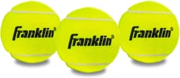 Franklin Sports Pressureless Tennis Balls - Official Size Low Pressure Tennis Balls - Great for Training + Practice - Low Bounce Tennis Balls