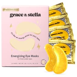 grace & stella Under Eye Mask (Gold, 24 Pairs) Reduce Dark Circles, Puffy Eyes